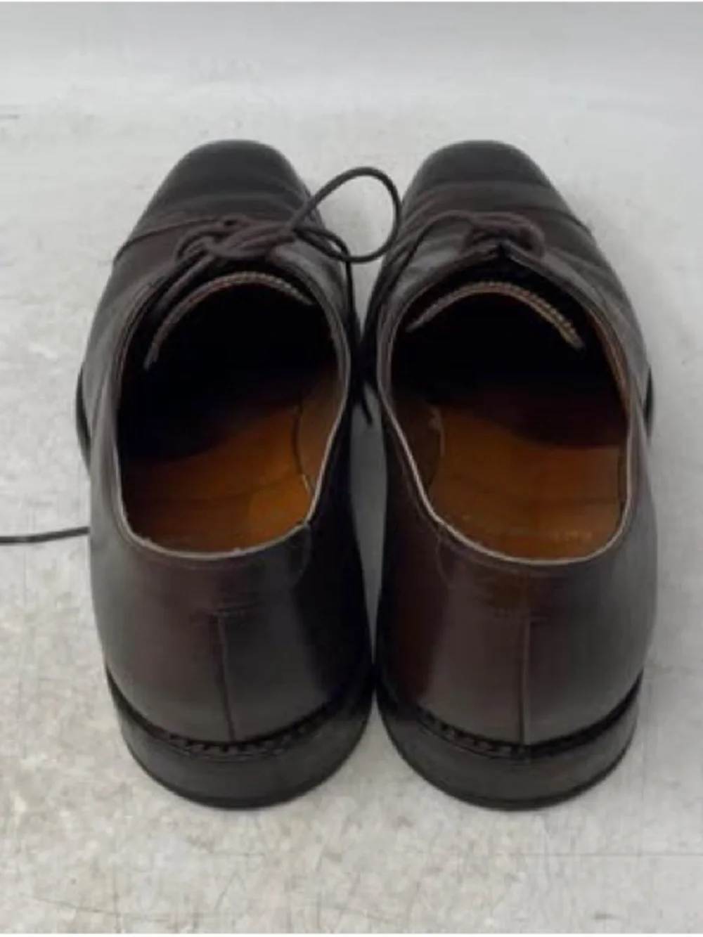 Allen Edmonds Size 8.5 Dark Brown Leather Dress Shoes